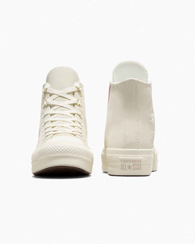 Converse Chuck Taylor All Star Lift Platform Ruskind Egret / Phantom Violet / Egret | 81049EWSR