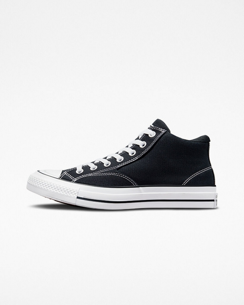 Converse Chuck Taylor All Star Malden Street Sort Hvide Sort | 98604RAID