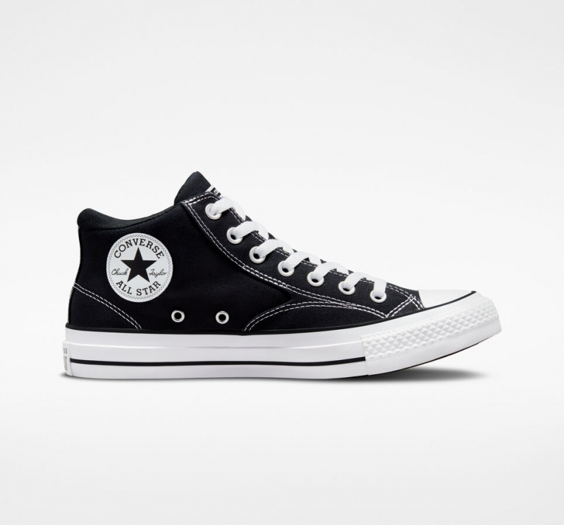 Converse Chuck Taylor All Star Malden Street Sort Hvide Sort | 98604RAID