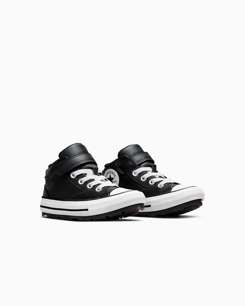 Converse Chuck Taylor All Star Malden Street Boot Sort Sort Hvide | 60319UCXN