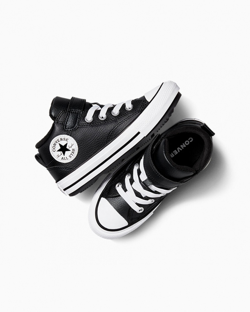 Converse Chuck Taylor All Star Malden Street Boot Sort Sort Hvide | 60319UCXN