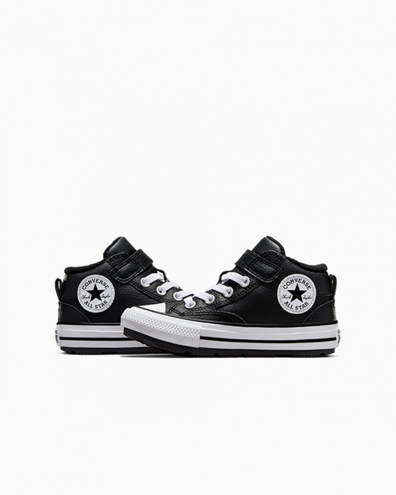 Converse Chuck Taylor All Star Malden Street Boot Sort Sort Hvide | 60319UCXN