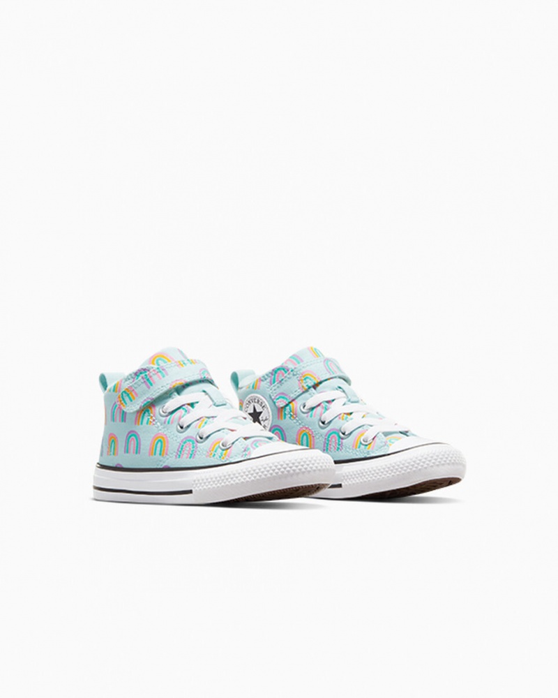 Converse Chuck Taylor All Star Malden Street Rainbows Blå Lyserød | 75249JWOZ