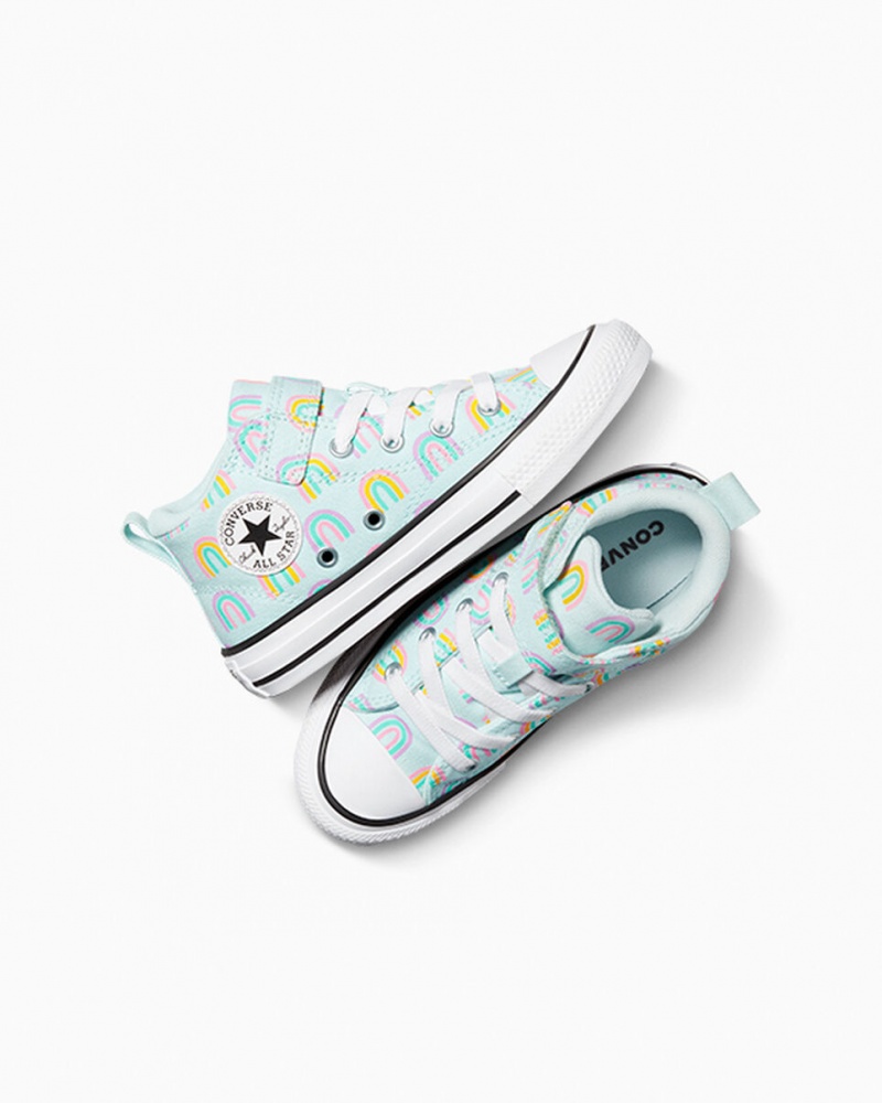 Converse Chuck Taylor All Star Malden Street Rainbows Blå Lyserød | 75249JWOZ