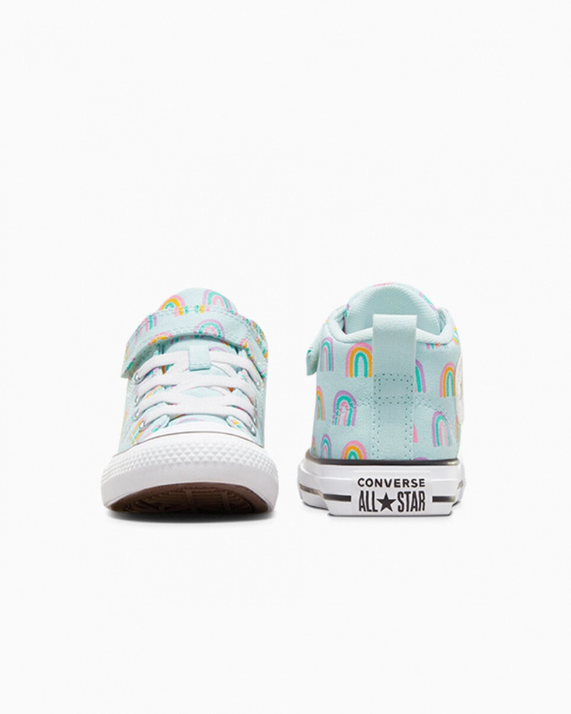 Converse Chuck Taylor All Star Malden Street Rainbows Blå Lyserød | 75249JWOZ