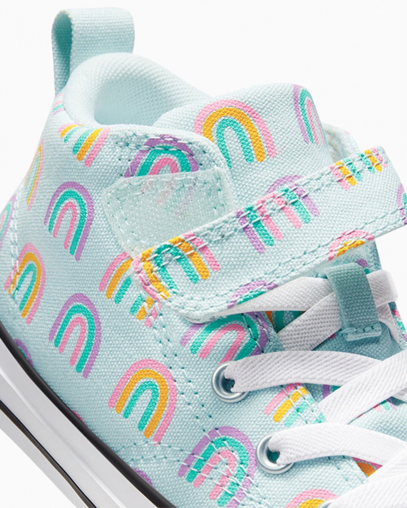 Converse Chuck Taylor All Star Malden Street Rainbows Blå Lyserød | 75249JWOZ