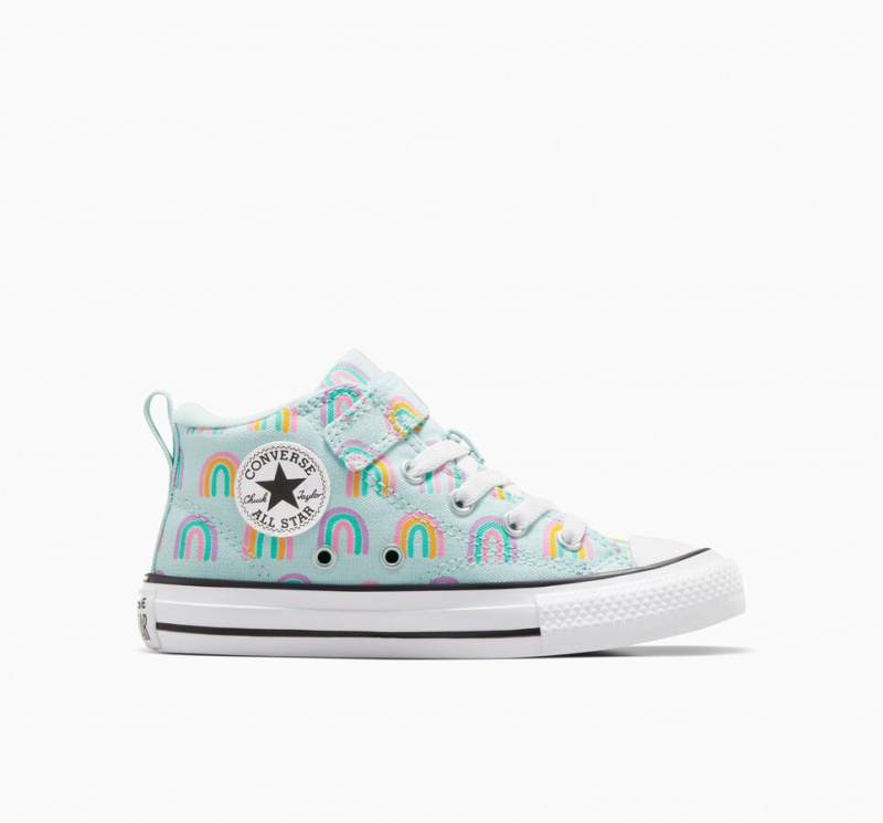 Converse Chuck Taylor All Star Malden Street Rainbows Blå Lyserød | 75249JWOZ