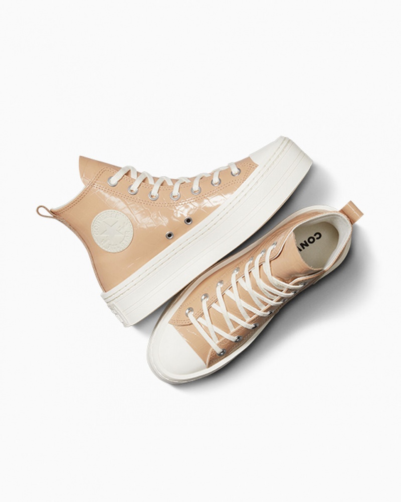 Converse Chuck Taylor All Star Modern Lift Platform Embossed Epic Dune / Epic Dune / Egret | 31564CIEV