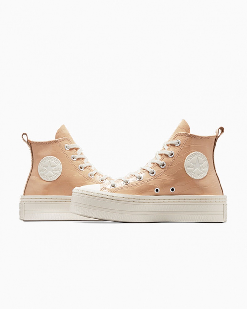 Converse Chuck Taylor All Star Modern Lift Platform Embossed Epic Dune / Epic Dune / Egret | 31564CIEV