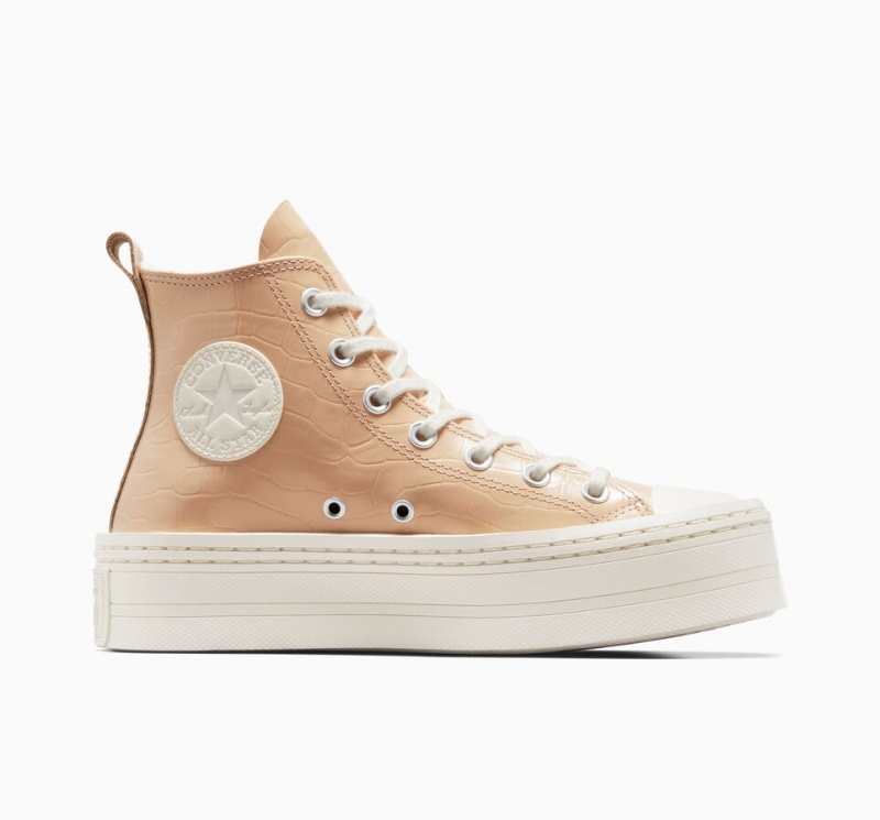 Converse Chuck Taylor All Star Modern Lift Platform Embossed Epic Dune / Epic Dune / Egret | 31564CIEV