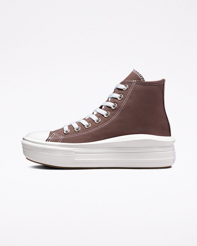 Converse Chuck Taylor All Star Move Platform Hvide | 19072RTAK