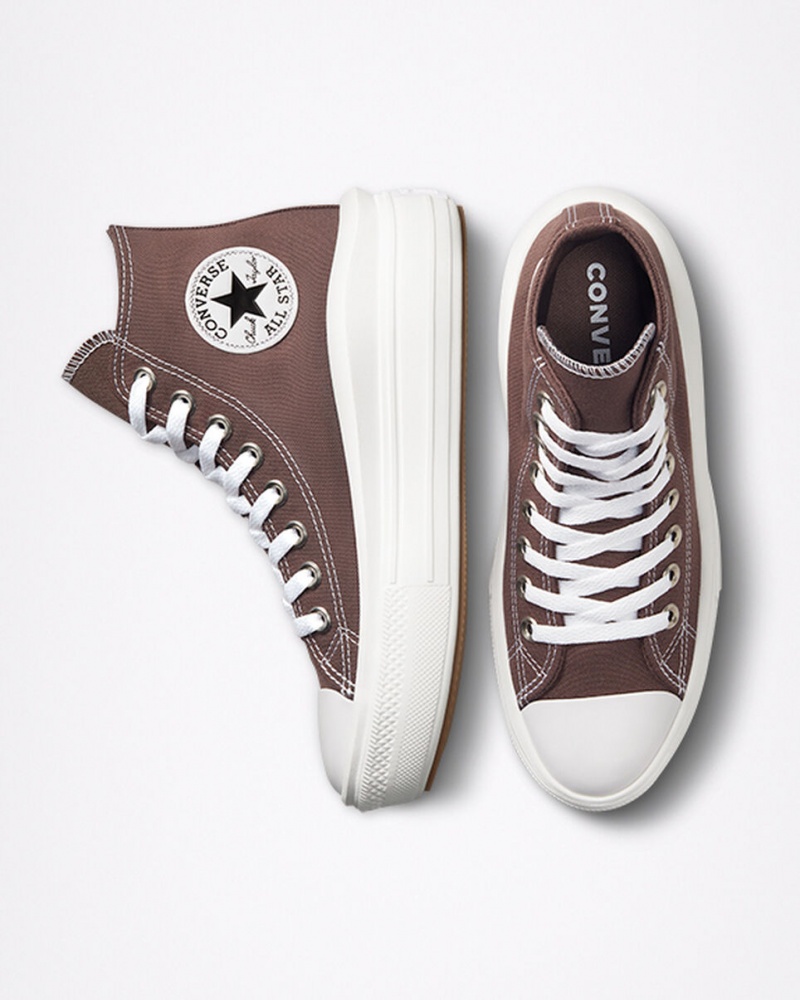 Converse Chuck Taylor All Star Move Platform Hvide | 19072RTAK