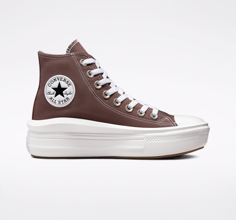 Converse Chuck Taylor All Star Move Platform Hvide | 19072RTAK