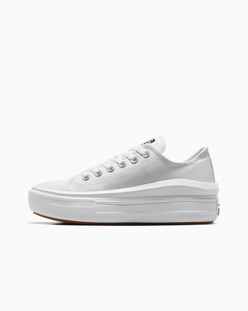 Converse Chuck Taylor All Star Move Platform Hvide Hvide Hvide | 37082IUZF