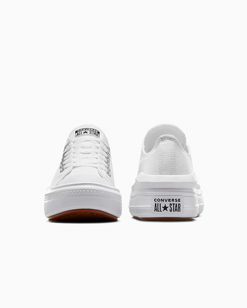 Converse Chuck Taylor All Star Move Platform Hvide Hvide Hvide | 37082IUZF