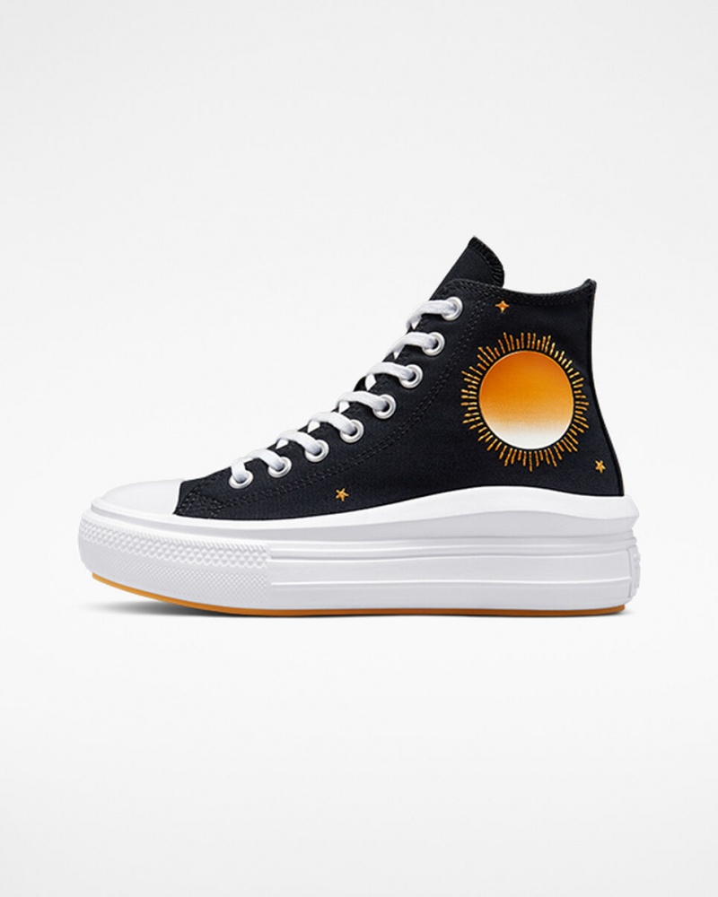 Converse Chuck Taylor All Star Move Platform Celestial Sort Gul | 80527YMFW