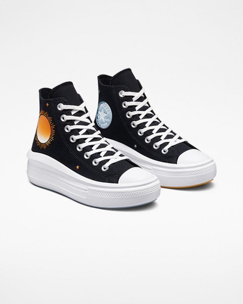 Converse Chuck Taylor All Star Move Platform Celestial Sort Gul | 80527YMFW