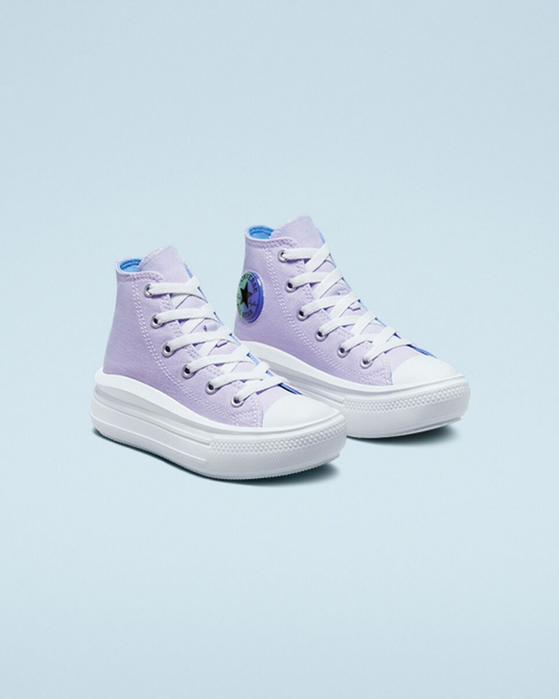 Converse Chuck Taylor All Star Move Platform Gel Patch Kongeblå | 81374NUOK