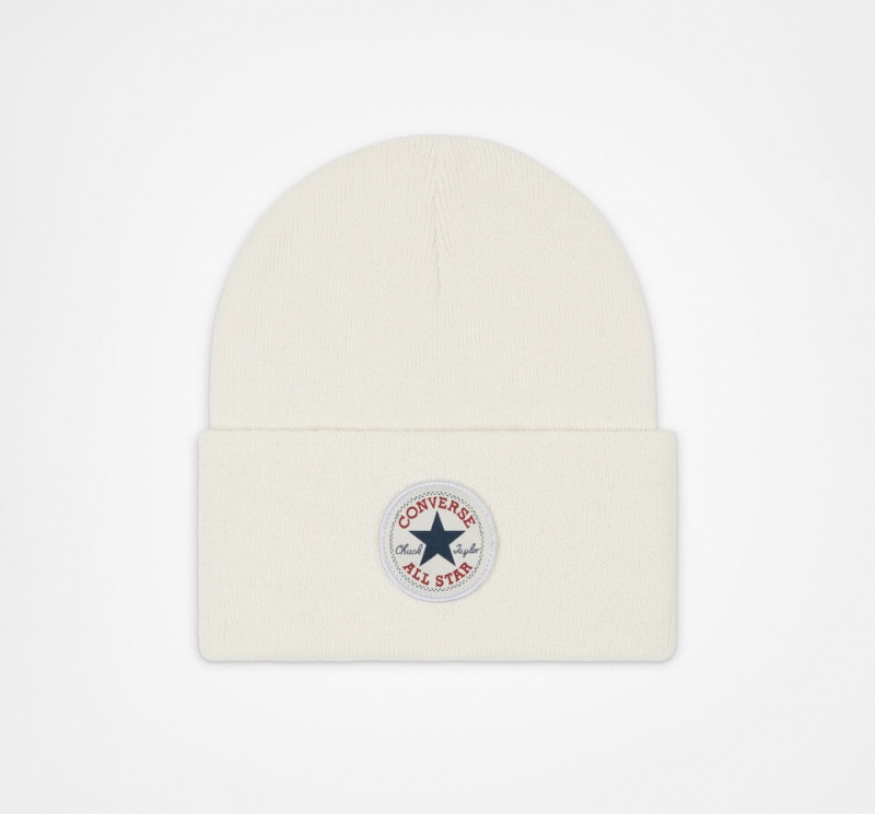 Converse Chuck Taylor All Star Patch Beanie Egret | 74130KFDC