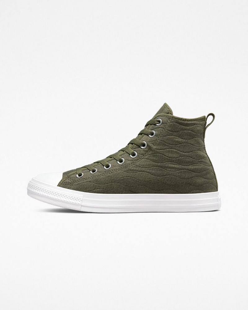 Converse Chuck Taylor All Star Quiltet Grøn | 81690ZVAL