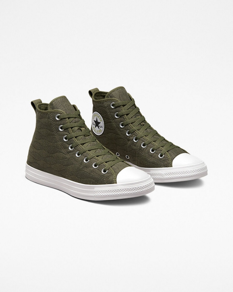 Converse Chuck Taylor All Star Quiltet Grøn | 81690ZVAL