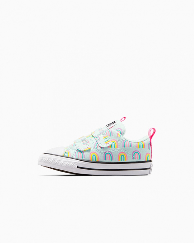 Converse Chuck Taylor All Star Rave Easy-On Rainbows Blå Lyserød | 01968NRDZ