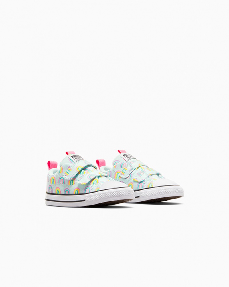 Converse Chuck Taylor All Star Rave Easy-On Rainbows Blå Lyserød | 26581DEYL