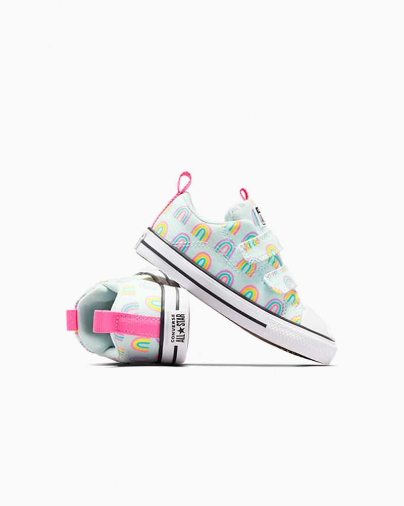 Converse Chuck Taylor All Star Rave Easy-On Rainbows Blå Lyserød | 26581DEYL