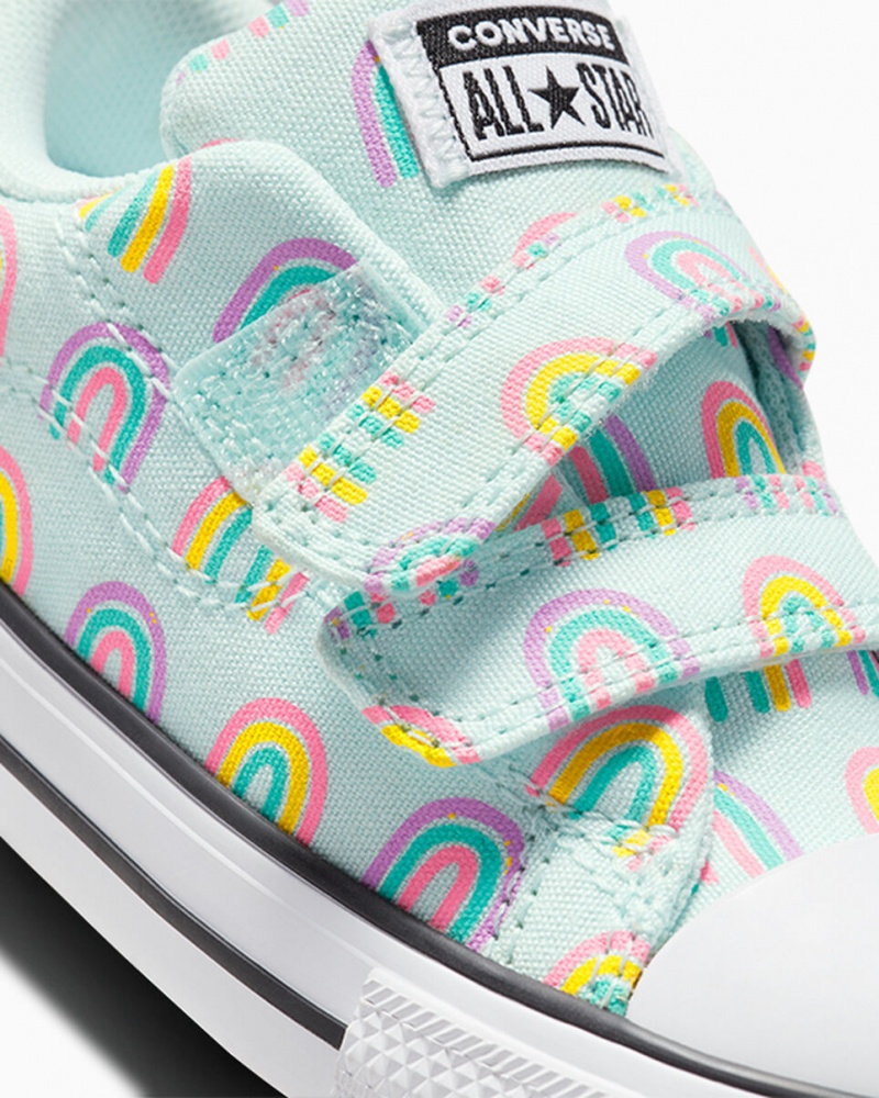 Converse Chuck Taylor All Star Rave Easy-On Rainbows Blå Lyserød | 26581DEYL