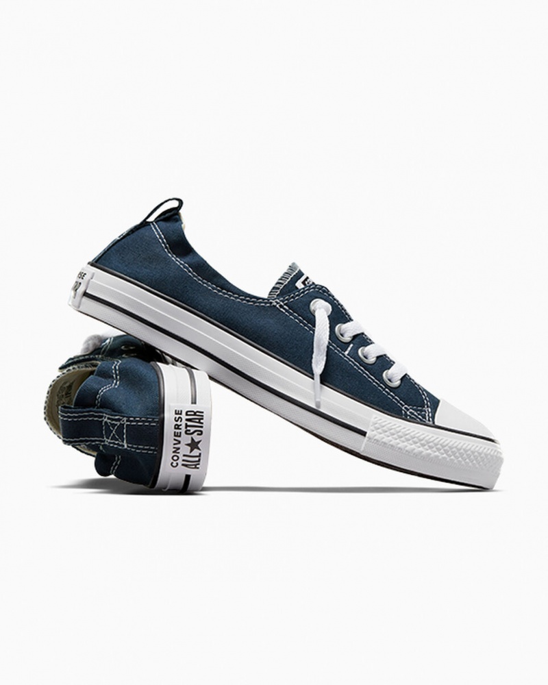 Converse Chuck Taylor All Star Shoreline Slip Mørkeblå | 92150WUBA