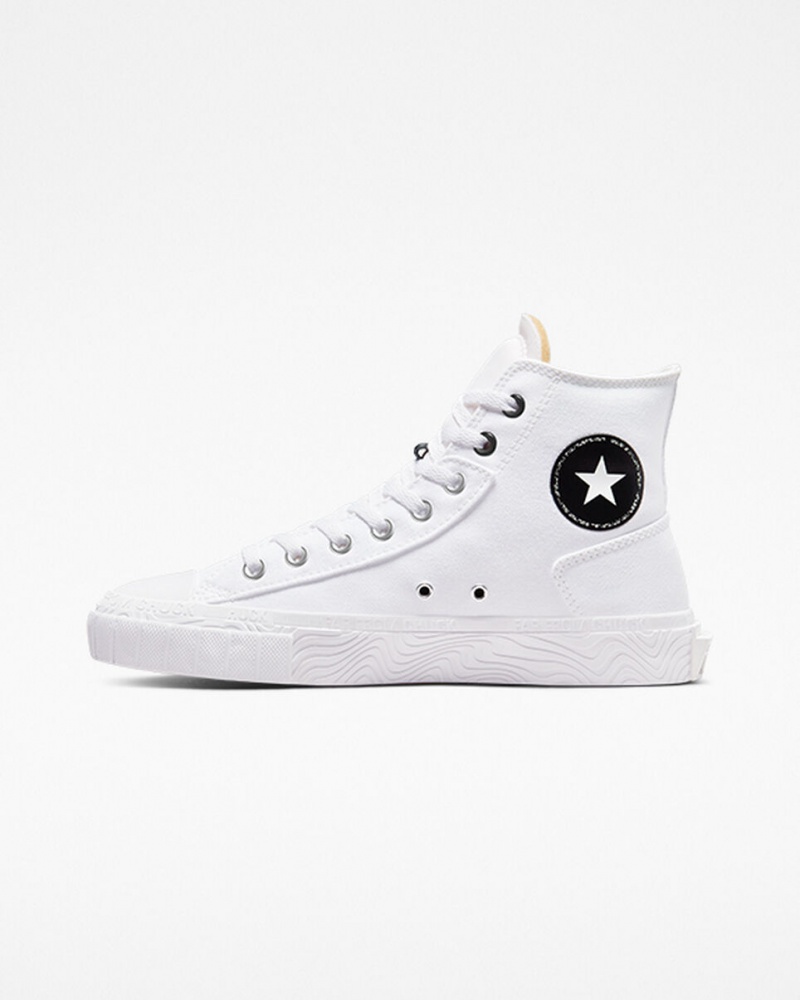 Converse Chuck Taylor Alt Star Canvas Hvide Sort Hvide | 53267DGVB