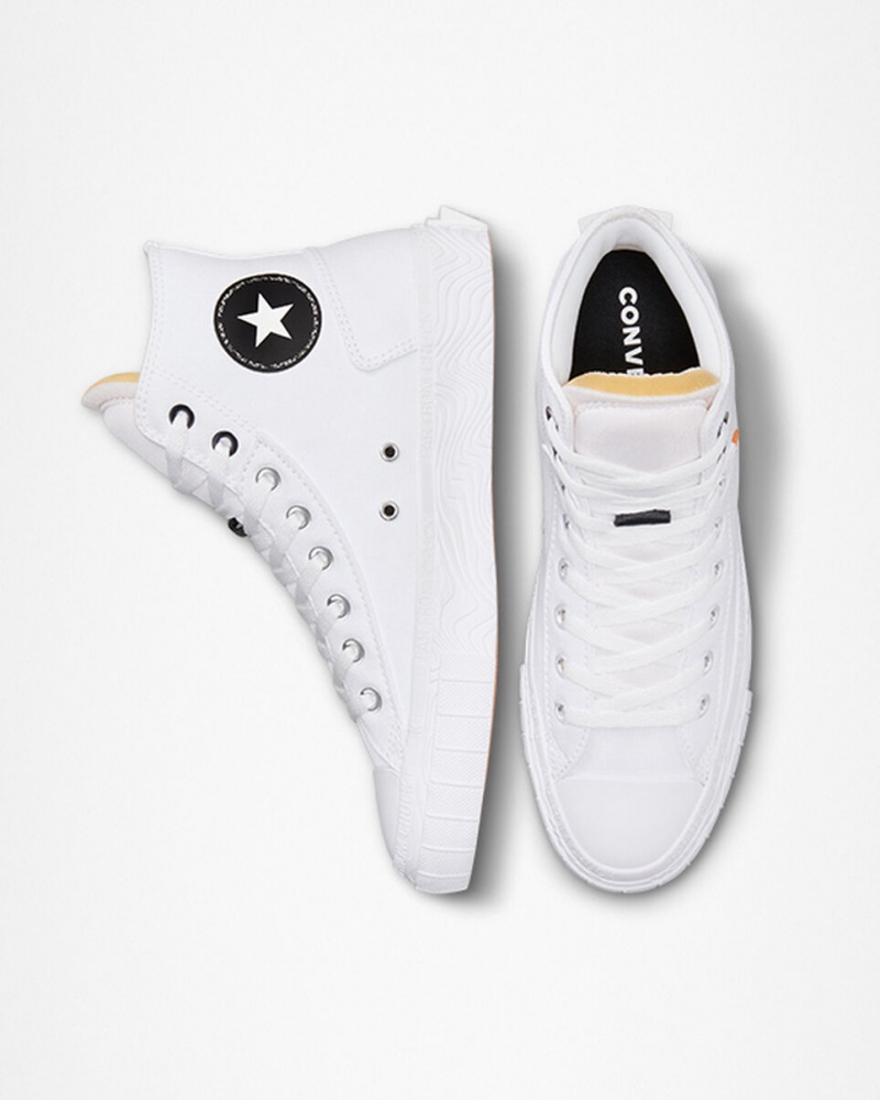 Converse Chuck Taylor Alt Star Canvas Hvide Sort Hvide | 53267DGVB