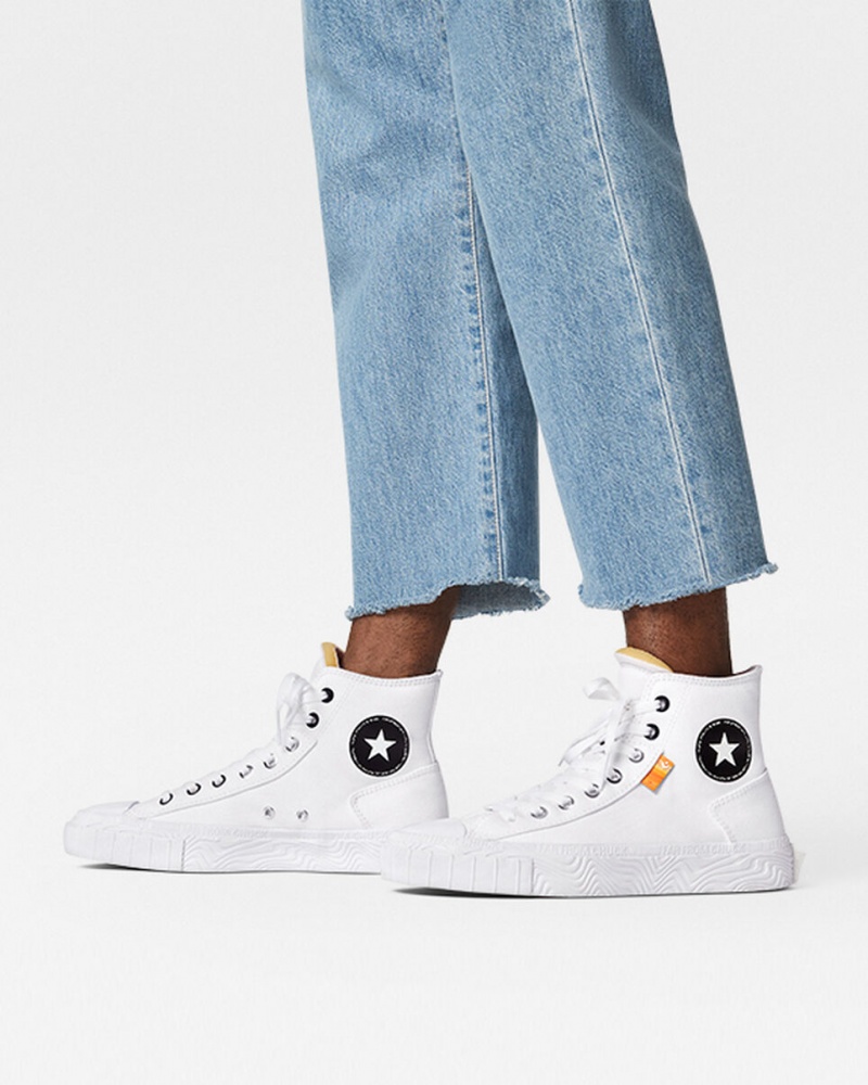 Converse Chuck Taylor Alt Star Canvas Hvide Sort Hvide | 53267DGVB