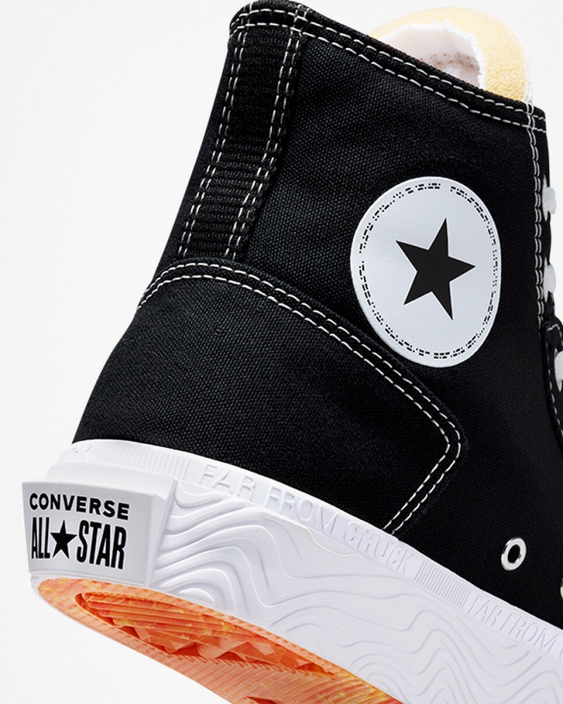 Converse Chuck Taylor Alt Star Canvas Sort Hvide Hvide | 78605AOWR