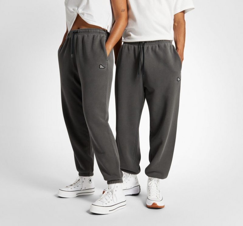 Converse Converse Go-To Sneaker Patch Loose-Fit Sweatpants Sort | 06287IQOH