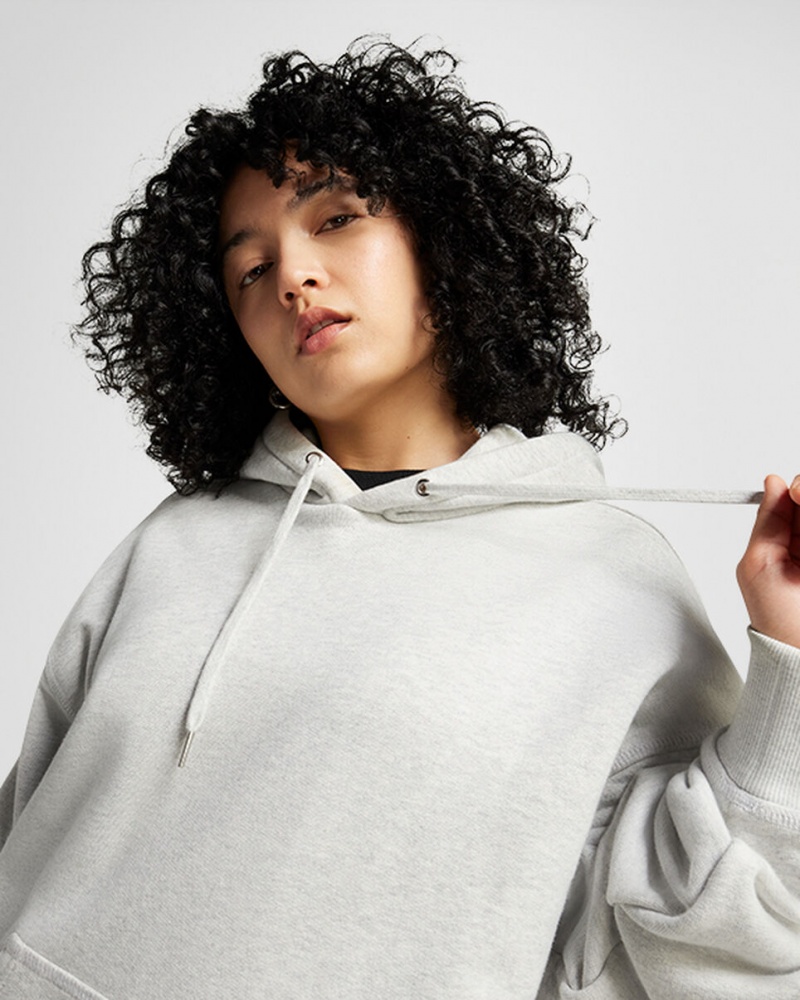 Converse Converse Gold Standard Loose-Fit Pullover Hoodie Lysegrå | 76958QZJH