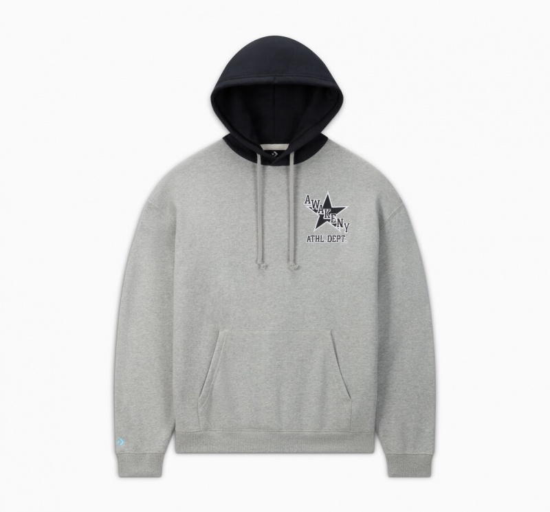 Converse Converse x Awake NY French Terry Hoodie Grå | 56184ZICT