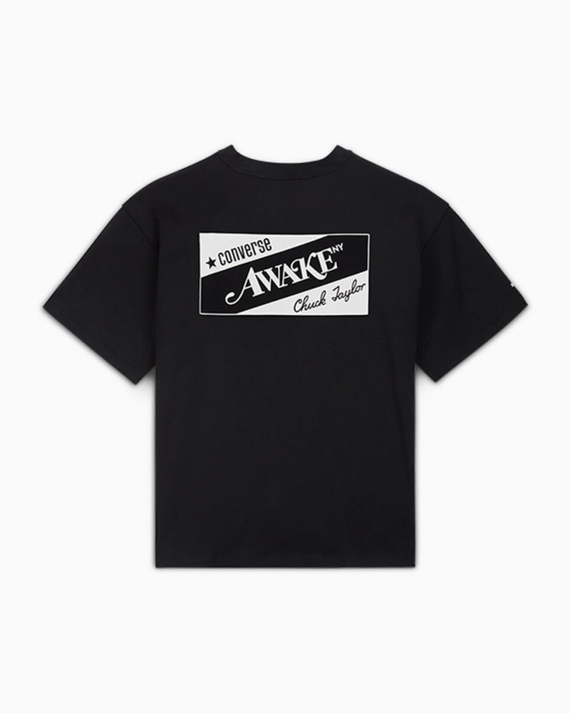 Converse Converse x Awake NY Jersey T-Shirt Sort | 80621DZUG