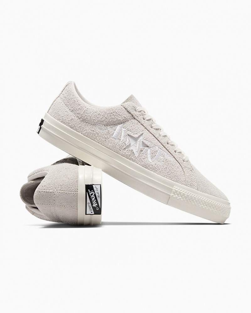 Converse Converse x Awake NY One Star Pro Hvide Sort Hvide | 21378SMXF