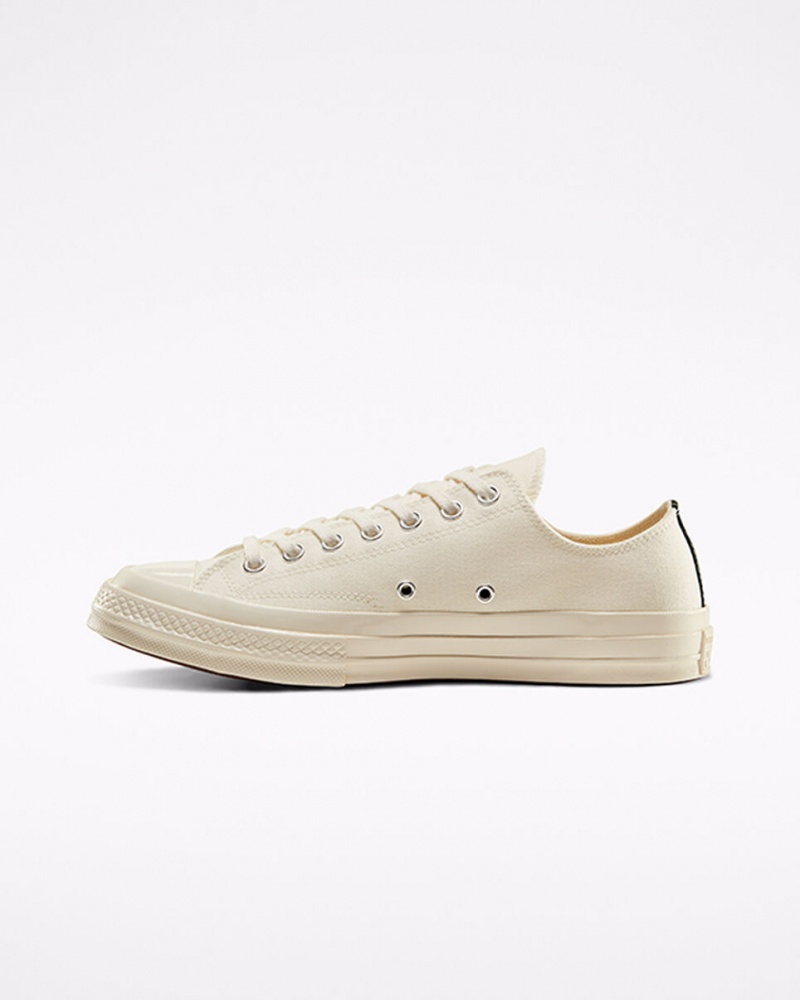 Converse Converse x Comme des Garçons PLAY Chuck 70 Hvide Rød | 23094DGCE