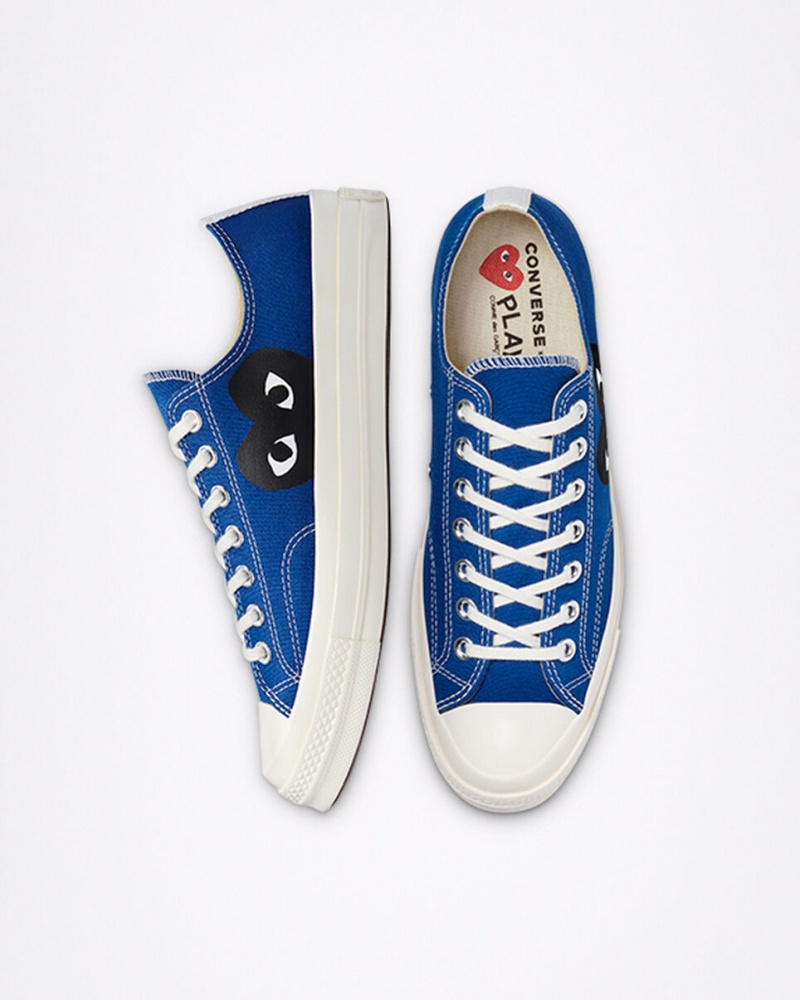 Converse Converse x Comme des Garçons PLAY Chuck 70 Blå Sort | 89716WVIB