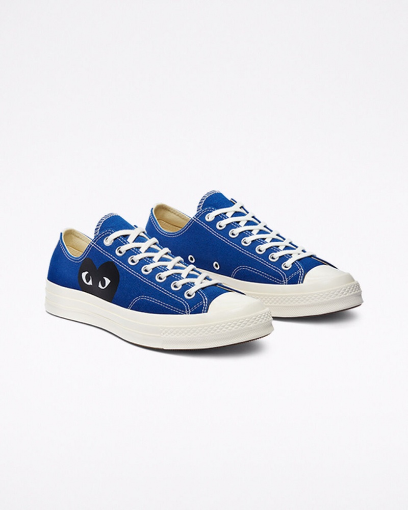 Converse Converse x Comme des Garçons PLAY Chuck 70 Blå Sort | 89716WVIB