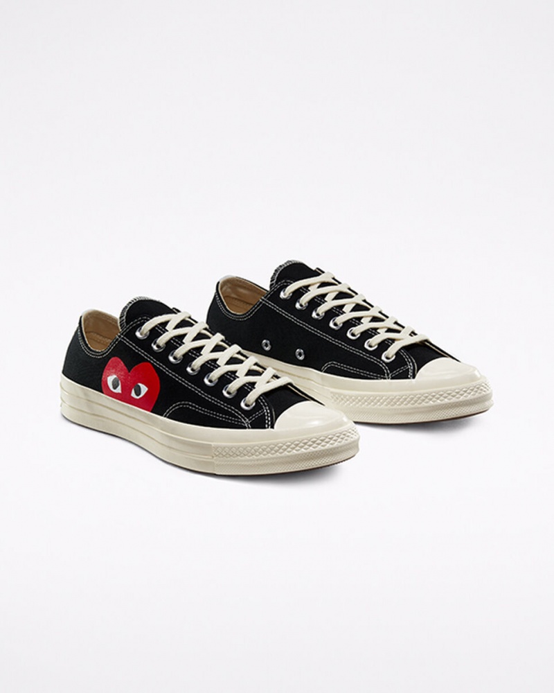 Converse Converse x Comme des Garçons PLAY Chuck 70 Sort Hvide Rød | 78902XKOY