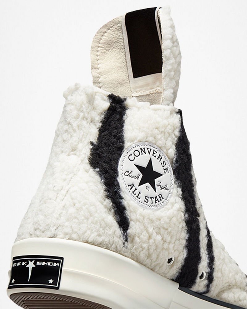 Converse Converse x DRKSHDW TURBODRK Chuck 70 Hvide Sort | 59604SHFM