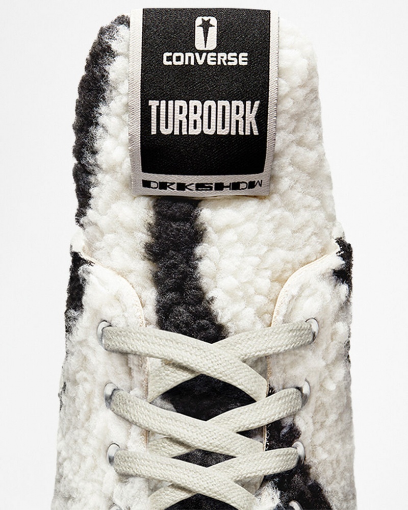 Converse Converse x DRKSHDW TURBODRK Chuck 70 Hvide Sort | 59604SHFM