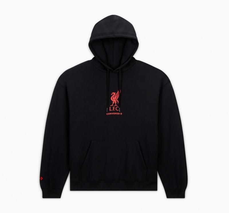 Converse Converse x LFC Loose-Fit Hoodie Sort | 45736HBZN