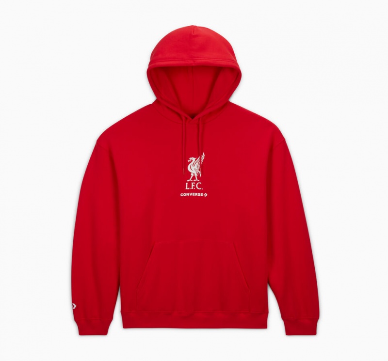 Converse Converse x LFC Loose-Fit Hoodie Tomato | 03167WGFN