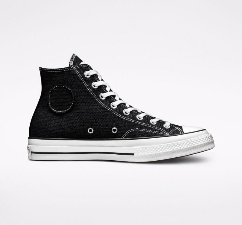 Converse Converse x Stüssy Chuck 70 Sort Hvide Sort | 24013PZBS