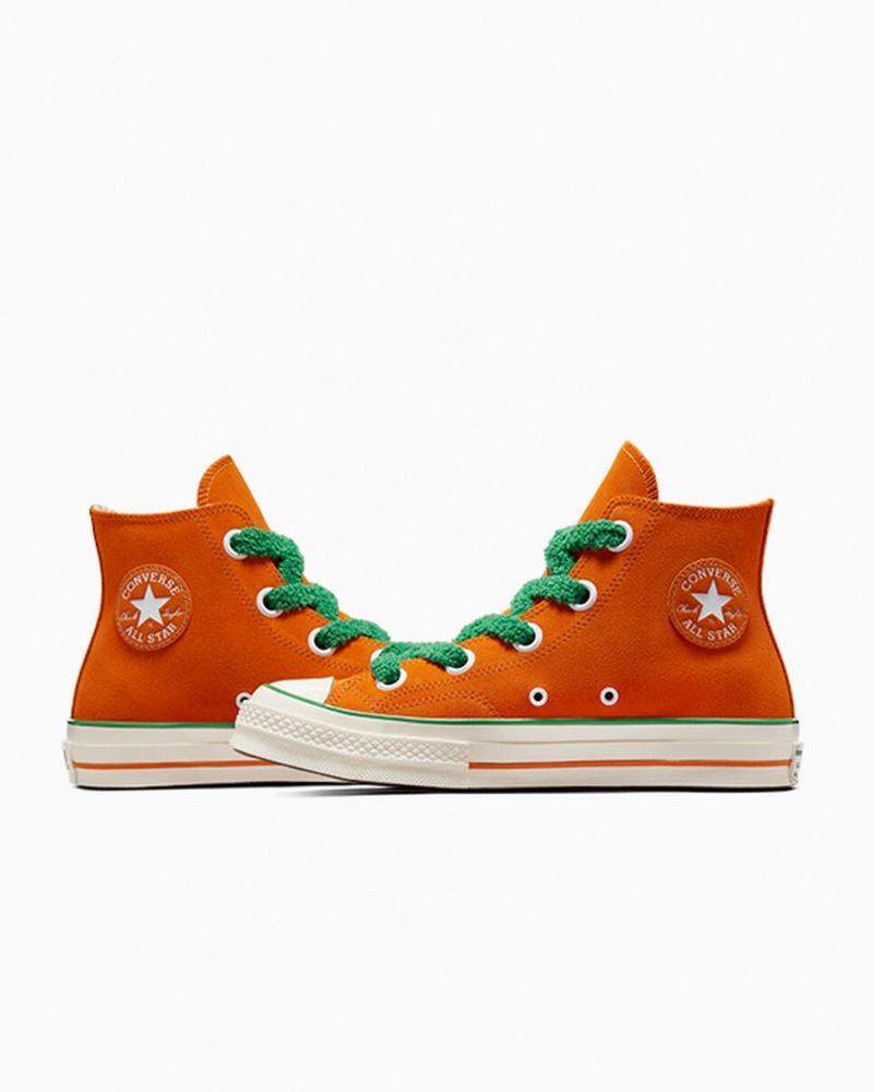 Converse Converse x Wonka Chuck 70 Oompa Loompa Orange Grøn | 40392NTUW