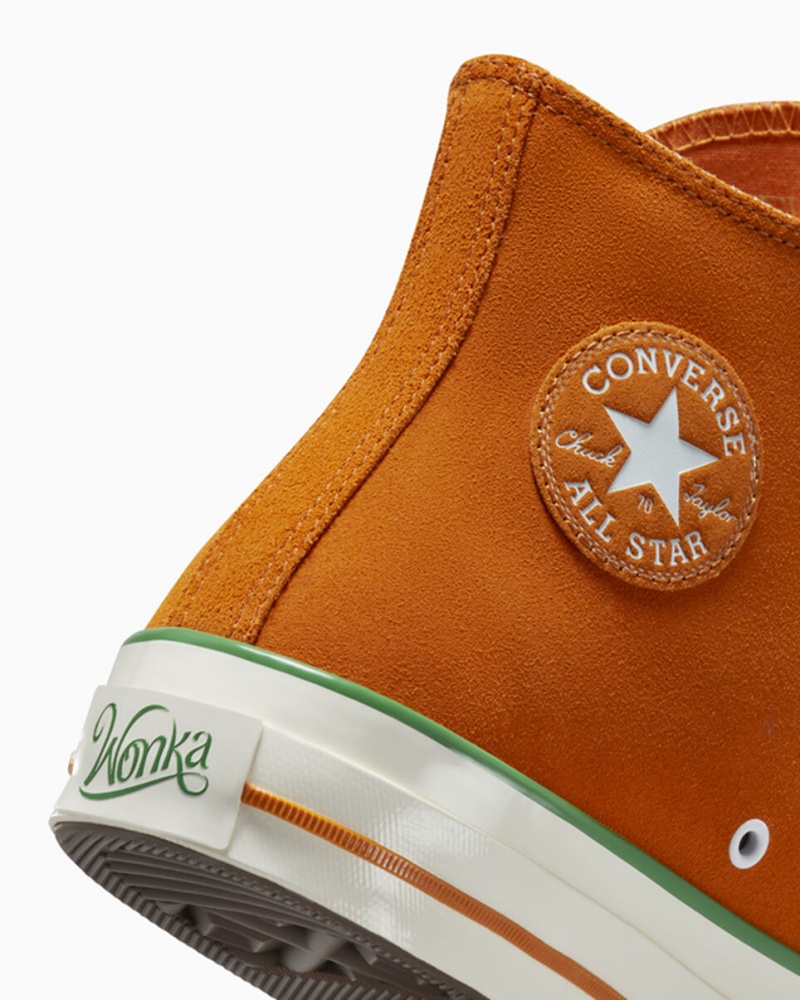 Converse Converse x Wonka Chuck 70 Oompa Loompa Orange Grøn | 40392NTUW